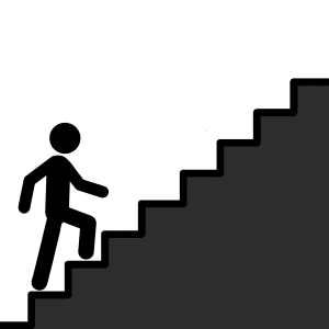 Think of SEO as a staircase